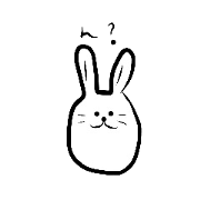 基本的無表情なうさぎ
