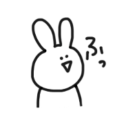 ただの白いうさぎ