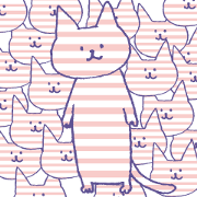 無言のしまねこ