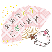 サクラうさぎ　和紙で敬語・丁寧語