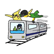 仲良しインコトリオ
