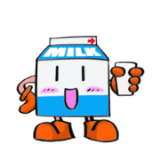 牛乳パックの妖精「みるくん」