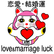 招き猫とダルマが合体した「モモちゃん」